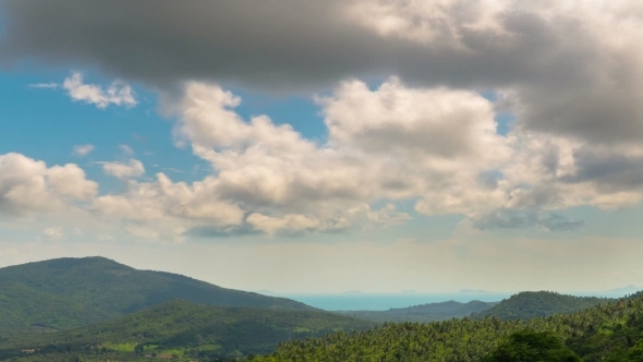 Samui Island Sea View From Mountain , Thailand