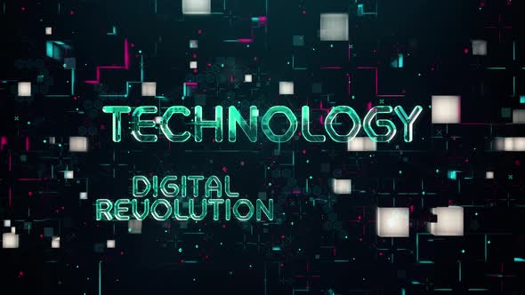 Unus Sed Leo with Digital Technology Hitech Concept