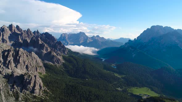 National Nature Park Tre Cime In the Dolomites Alps