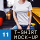 Female T-Shirt Fashion Mock-Up - GraphicRiver Item for Sale