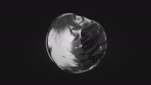 Fluid liquid blob, metaball morphing animation.