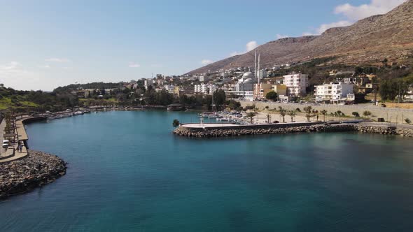 Mersin Harbour Drone View