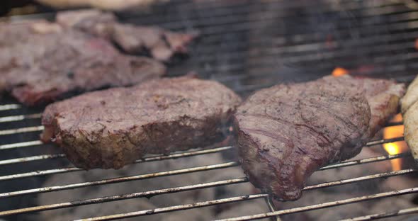 Sirloin on a Grill