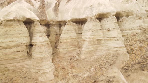 Cappadocia Landscape Aerial View. Turkey. Goreme National Park