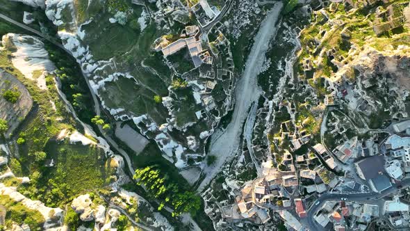 Cappadocia aerial view 4 K Awesome Background