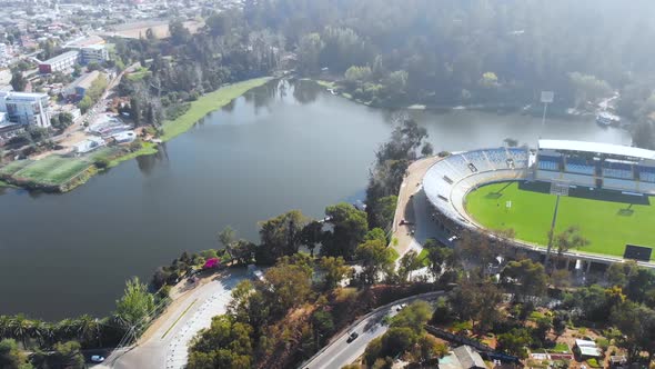 Lagoon Sausalito Lake, Football Stadium, Club Everton (Vina del Mar, Chile)