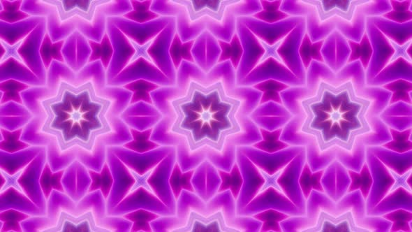 Purple Kaleidoscope Loop 4K 12