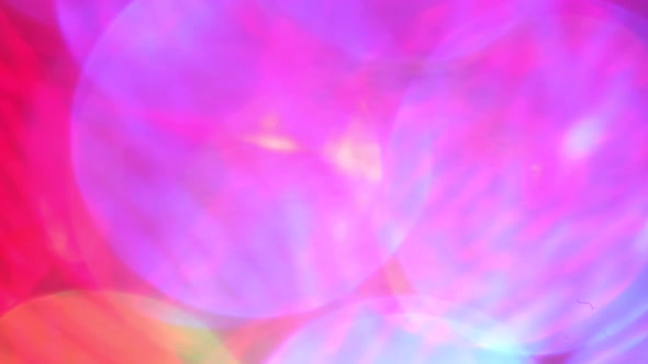 Moving bokeh lights pink abstract slow motion animation.