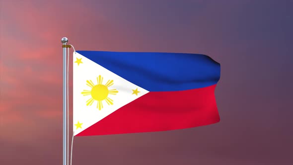 Philippines Flag 4k