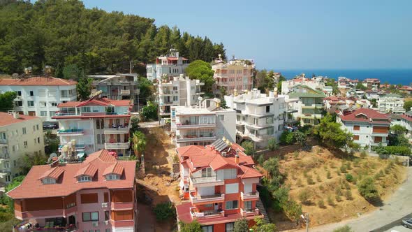 Residential Buildings in Highlands in Turkey