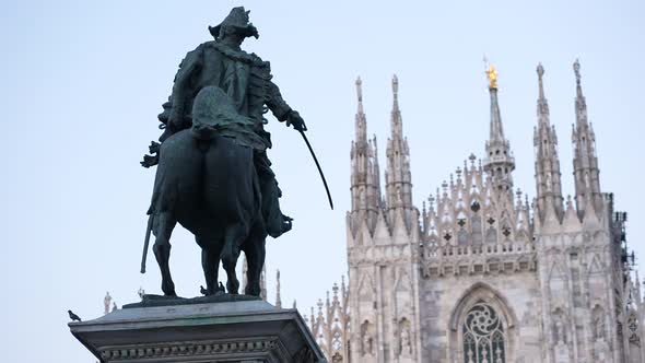 Statue of Vittorio Emanuele II, Milan, Italy 08