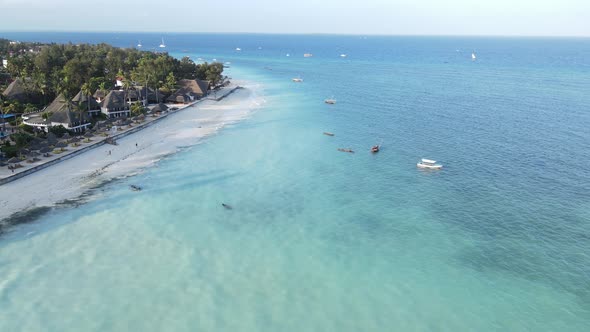 Zanzibar Tanzania  Aerial View of the Indian Ocean