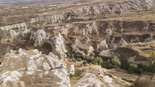 Aerial View Cappadocia Landscape