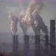 large amount of smoke and soot is emitted from the factory pipes of the metallurgical plant - VideoHive Item for Sale
