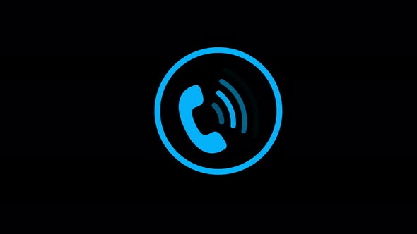 Aqua Phone Calling Animation