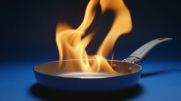 Frying Pan Flaming