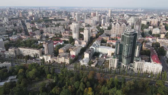 Kyiv - the Capital of Ukraine. Aerial View. Kiev