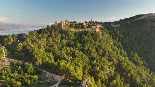 Alanya Castle Alanya Kalesi Aerial View