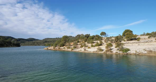 Lake Esparron, Alpes de Haute Provence, France