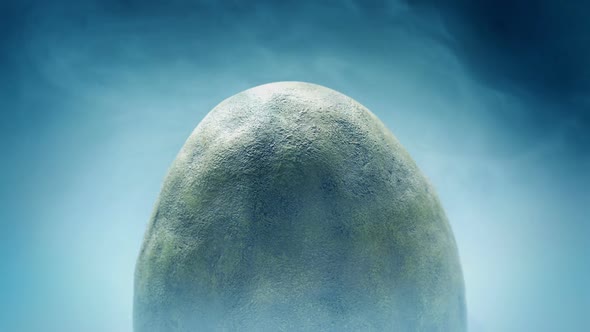 Dinosaur Egg In Cold Storage - Jurassic Cloning Concept