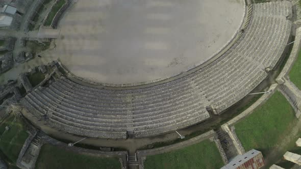 Aerial view of Pula Arena