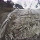 Flying over glacier in snowy mountains - VideoHive Item for Sale
