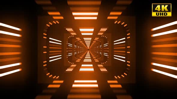 Light Corrideor Vj Loop Pack 4k