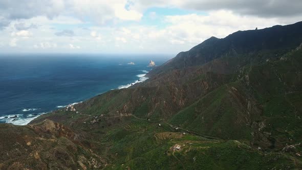 Amazing Wild Island Coast Landscape