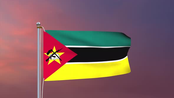 Mozambique Flag 4k