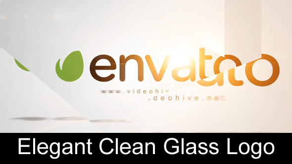 Elegant Glass Logo Reveal