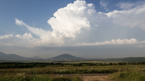 Development Of Thunderstorms Over The City