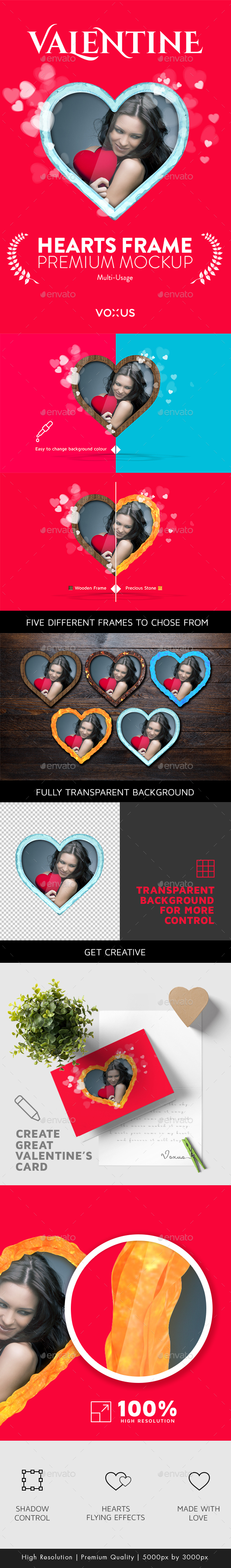 Valentine's Edition - Heart Frame Mockup