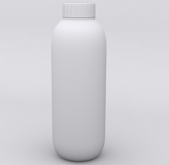 Molded Plastic Bottle