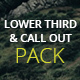 4K- Lower Third & Call Out Pack - VideoHive Item for Sale