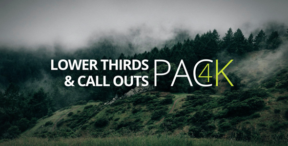 4K- Lower Third & Call Out Pack
