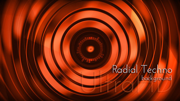 Radial Techno Motion Background