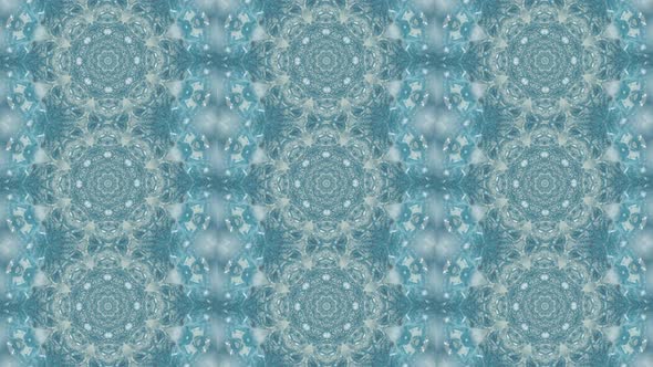 Abstract Animated Kaleidoscope Motion Background