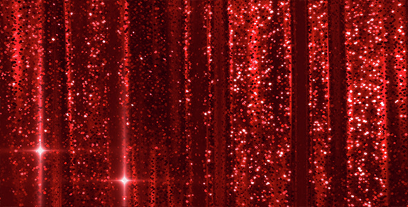 Velvet Red Curtain of Particles Background