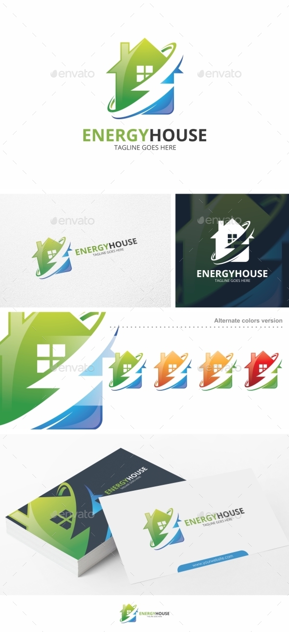 Energy House - Logo Template