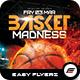 Basket Madness Flyer Template - GraphicRiver Item for Sale