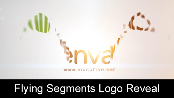 Flying Segments Logo Reveal
