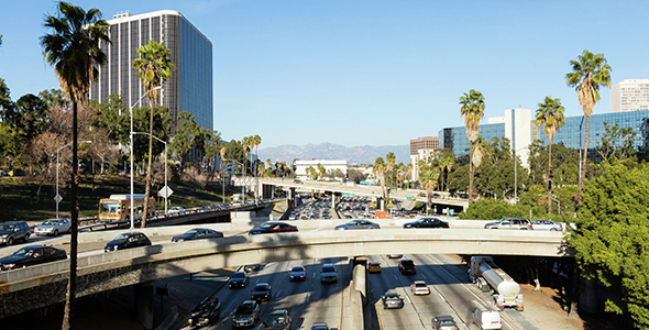 Los Angeles Freeway Traffic alt