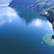 Aerial View from Alpine Lake Traunsee in Gmunden, Austria. - VideoHive Item for Sale