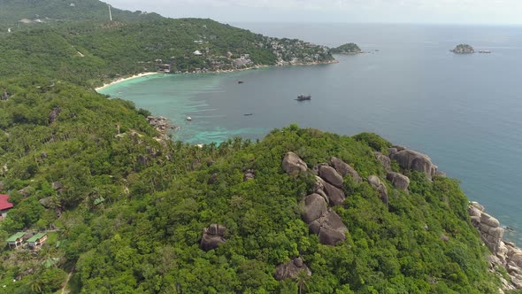 Flying over Freedom Beach