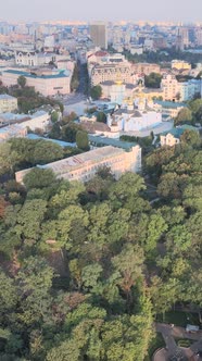 Kyiv Ukraine Aerial View of the City