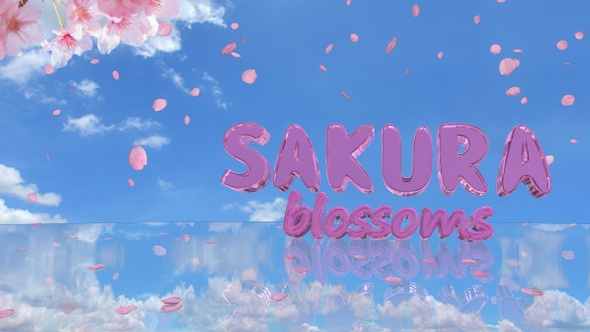 Falling Sakura Blossom Petals Pack alt
