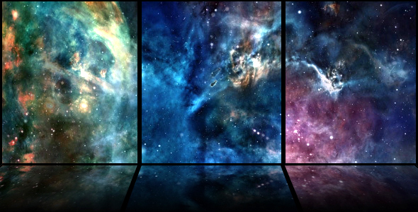 Space Nebulae Flgiht Three Motion Backgrounds
