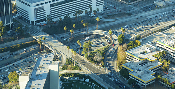 Los Angeles Freeway Traffic Day alt