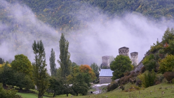  Clouds In a Mountain Valley