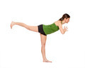 woman doing airplane position - PhotoDune Item for Sale